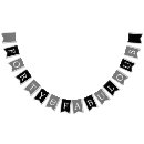 Search for 40th birthday bunting flags Black
