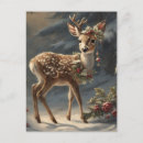 Search for cute reindeer postcards Winter