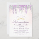 Search for purple and silver invitations Script