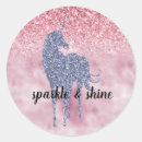 Search for unicorn quote stickers Pink