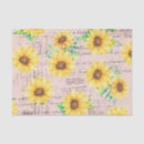 Search for sunflower decoupage tissue paper Antique