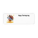 Search for turkey day return address labels Pumpkin