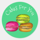 Search for macaron business stickers Bakery