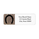 Search for barn return address labels Horse