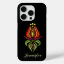 Search for folk flowers iphone cases Black