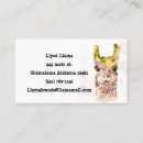 Search for llama business cards Fun