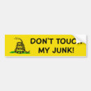 Search for touch bumper stickers Politics