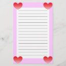 Search for valentine stationery paper Pink