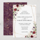 Search for dark red wedding invitations Flowers