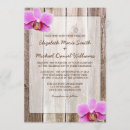 Search for orchid wedding invitations Rustic