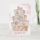 Search for baby girl 1st birthday cards Pink