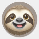 Search for happy sloth stickers Smile
