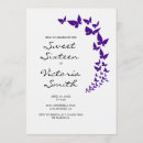 Search for butterfly sweet 16 invitations Whimsical