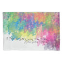 Search for peace pillowcases Watercolor