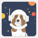Search for space dog stickers For kids