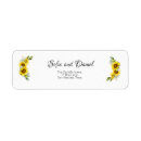 Search for wildflower wedding return address labels Rustic country