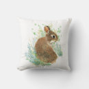 Search for bunny rabbit cushions Watercolor