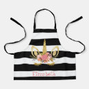 Search for black unicorn aprons For kids