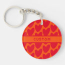 Search for orange heart key rings Hearts