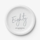 Search for 80th birthday plates Modern