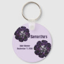Search for purple flower rounded key rings For kids