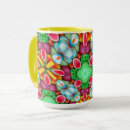 Search for fruit pattern mugs Yellow