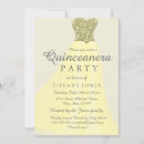 Search for yellow quinceanera invitations Glitter