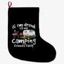 Search for camping christmas stockings Funny