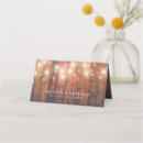 Search for string lights place cards Wood