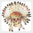 Search for indian skull stickers Native