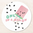 Search for watermelon coasters Summer birthday