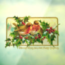 Search for vintage christmas window decals Red