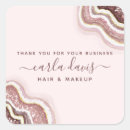 Search for pink business stickers Makeup artist