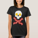 Search for eggs and bacon skull tshirts Bones