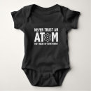 Search for science baby clothes Atom