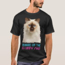 Search for cat fluffy tshirts Ragdoll
