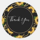 Search for yellow sunflower stickers Black background
