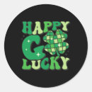 Search for happy go lucky stickers Green