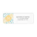 Search for aqua return address labels Floral