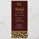 Search for leopard print baby shower invitations Gender neutral