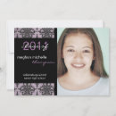 Search for damask graduation invitations Elegant