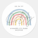 Search for watercolor baby shower stickers Cute