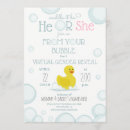 Search for virtual gender reveal invitations Baby