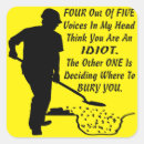 Search for idiotic stickers Stupid