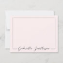 Search for light pink note cards Elegant