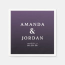 Search for purple wedding napkins Minimalist