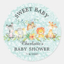 Search for green damask stickers Baby shower