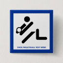 Search for volleyball badges Black