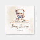 Search for teddy bear baby shower napkins Neutral