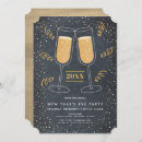 Search for chalkboard new years eve invitations Champagne
